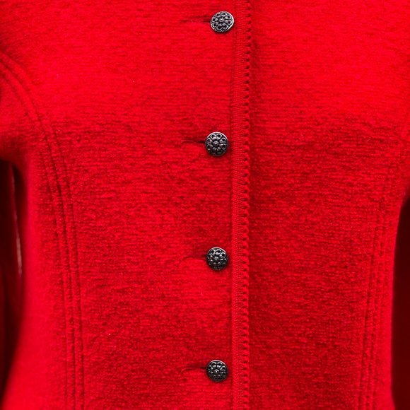 SOLD Vintage Geiger Austrian Wool Cardigan Sweater - Picture 4 of 13